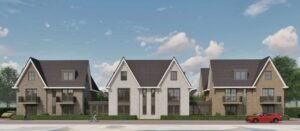 Aanzicht appartementen Hof van Blom nw