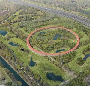 Luchtfoto concept gebouw Park Welschap Eindhoven