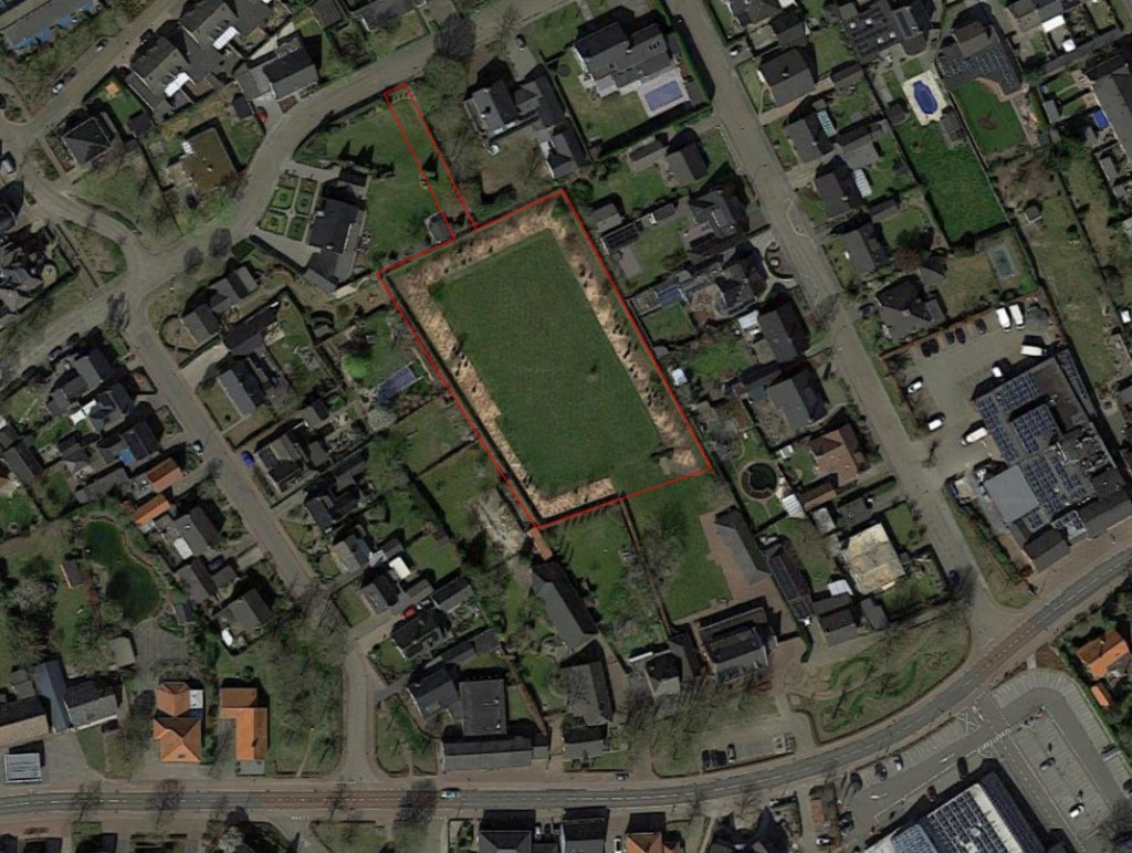 Luchtfoto locatie ontwikkeling Meerendreef