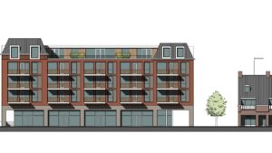 Nieuw ontwerp voorgevel Markthof