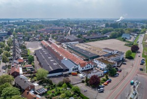 luchtfoto veilingterrein Tiel