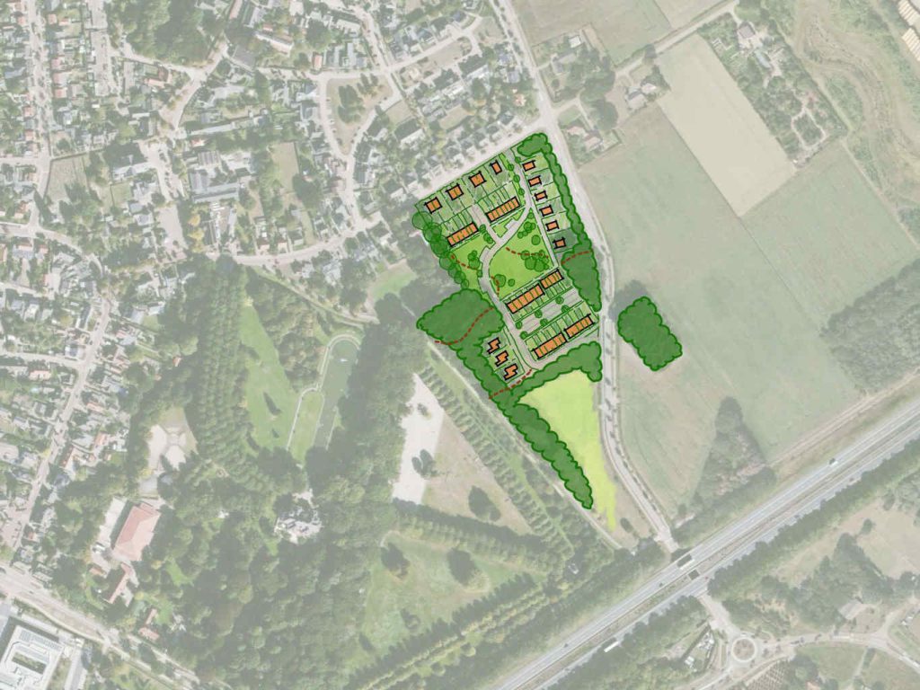 Schetsmatig stedenbouwkundig plan Duizel