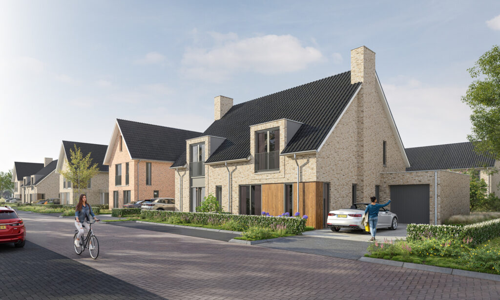 Straatbeeld Meerstraat bwnr 1-4