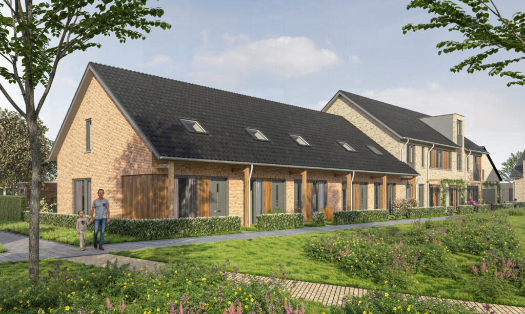 Straatbeeld hoek-en huurwon park bwnr 15-19