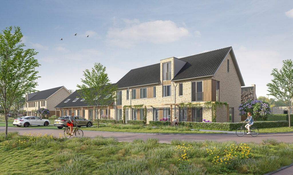 Straatbeeld rij- en hoekwon park bwnr 23-15