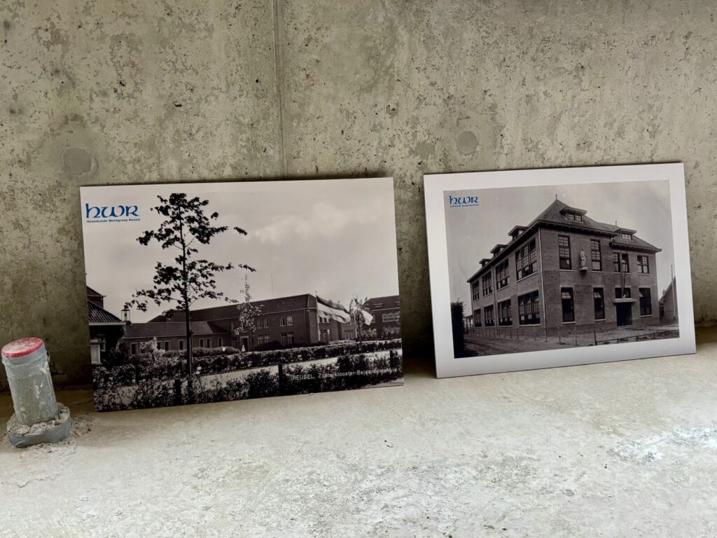oude fotos Franciscusklooster en St-Jozefschool Reusel