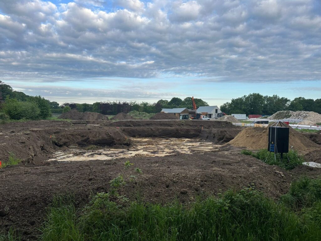 Bouwplaats Heibloem mei 25