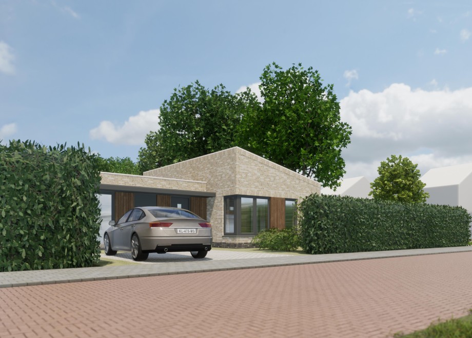 Voorlopige schets ontwikkeling bungalow Dreef Eersel