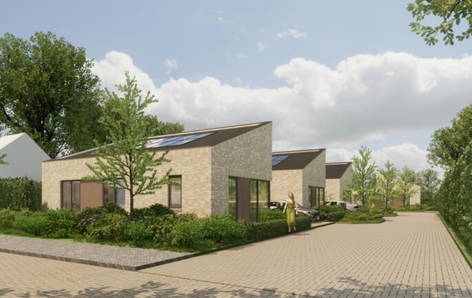 Straatbeeld Bis Rythoviusweg entree