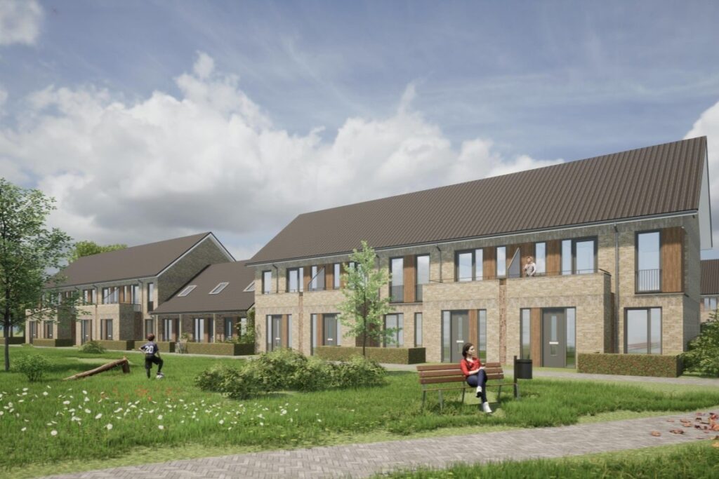 Voorlopige impressie bebowon aan park