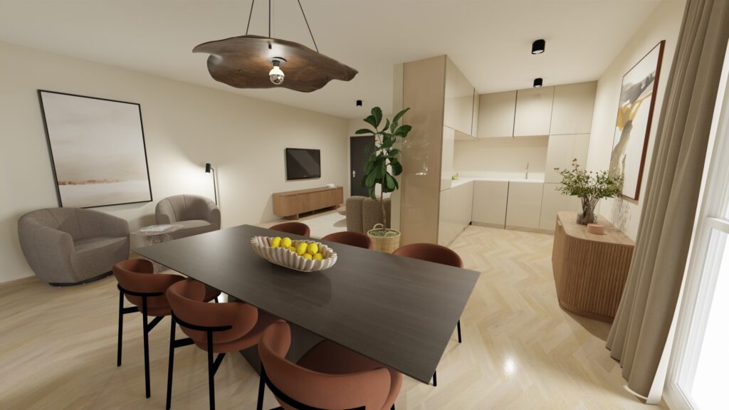Interieurimpressie appartement bwnr 1 Reusel